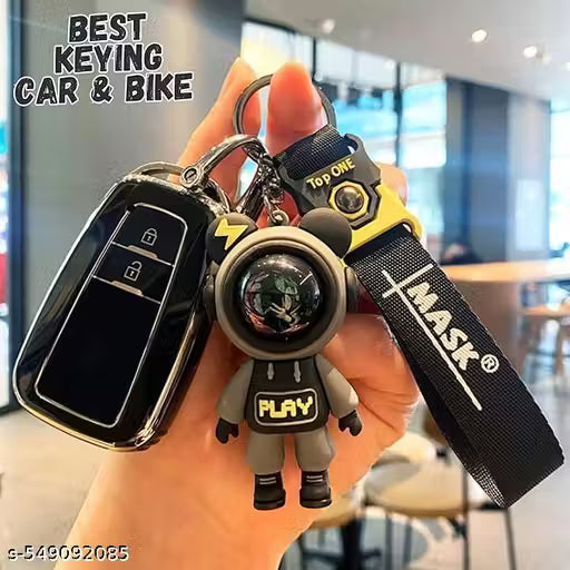 Astronaut Keychain | Key Chain for Bike & Car | Couple Keychain (Pack of 1)