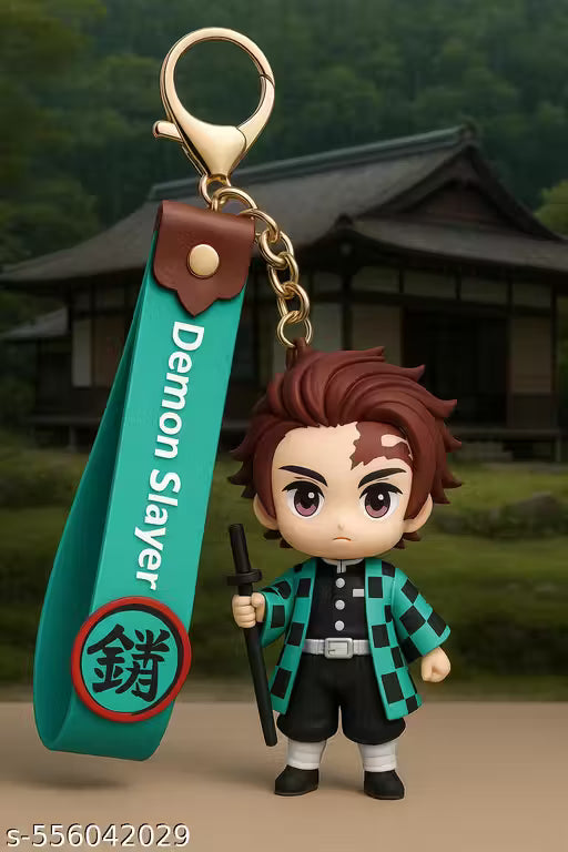 Demon Slayer Tanjiro Kamado Anime Keychain Anime Keychain Trendy